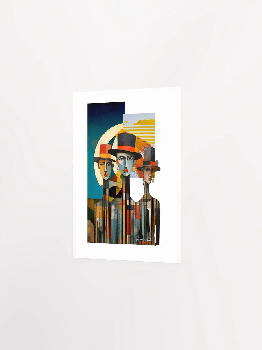 'Come As You Are' by Edward Martin-Modern Abstract Trio Poster product image (3)