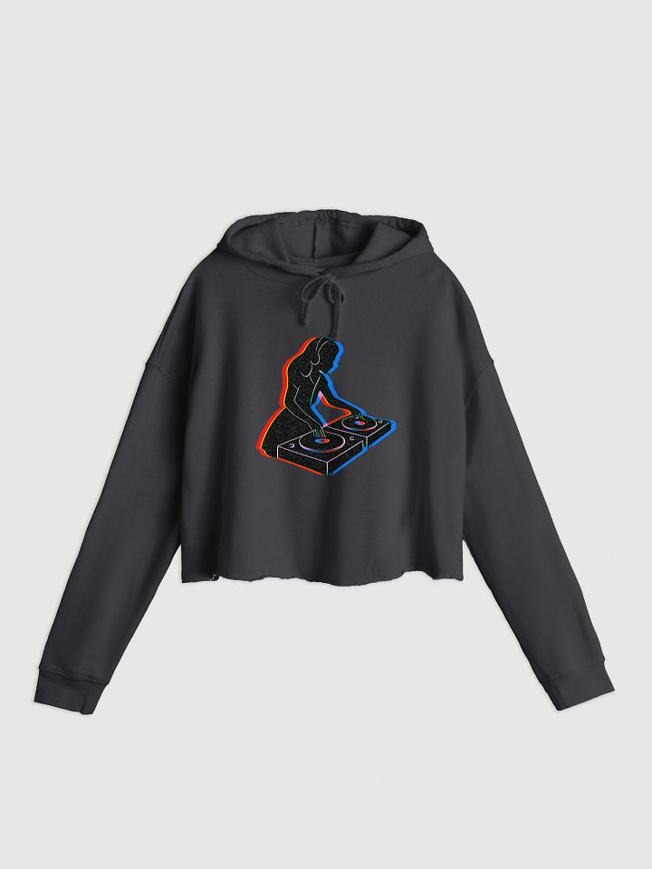 EDM In Wonderland Crop Hoodie product image (2)