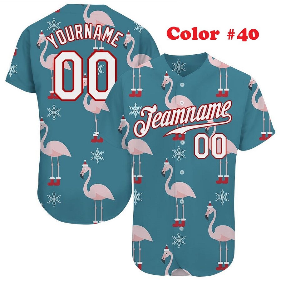 Authentic Baseball Jersey , Custom Baseball Jersey, Personalized Sport Jersey, Multi Colorful and Patterns product image (188)