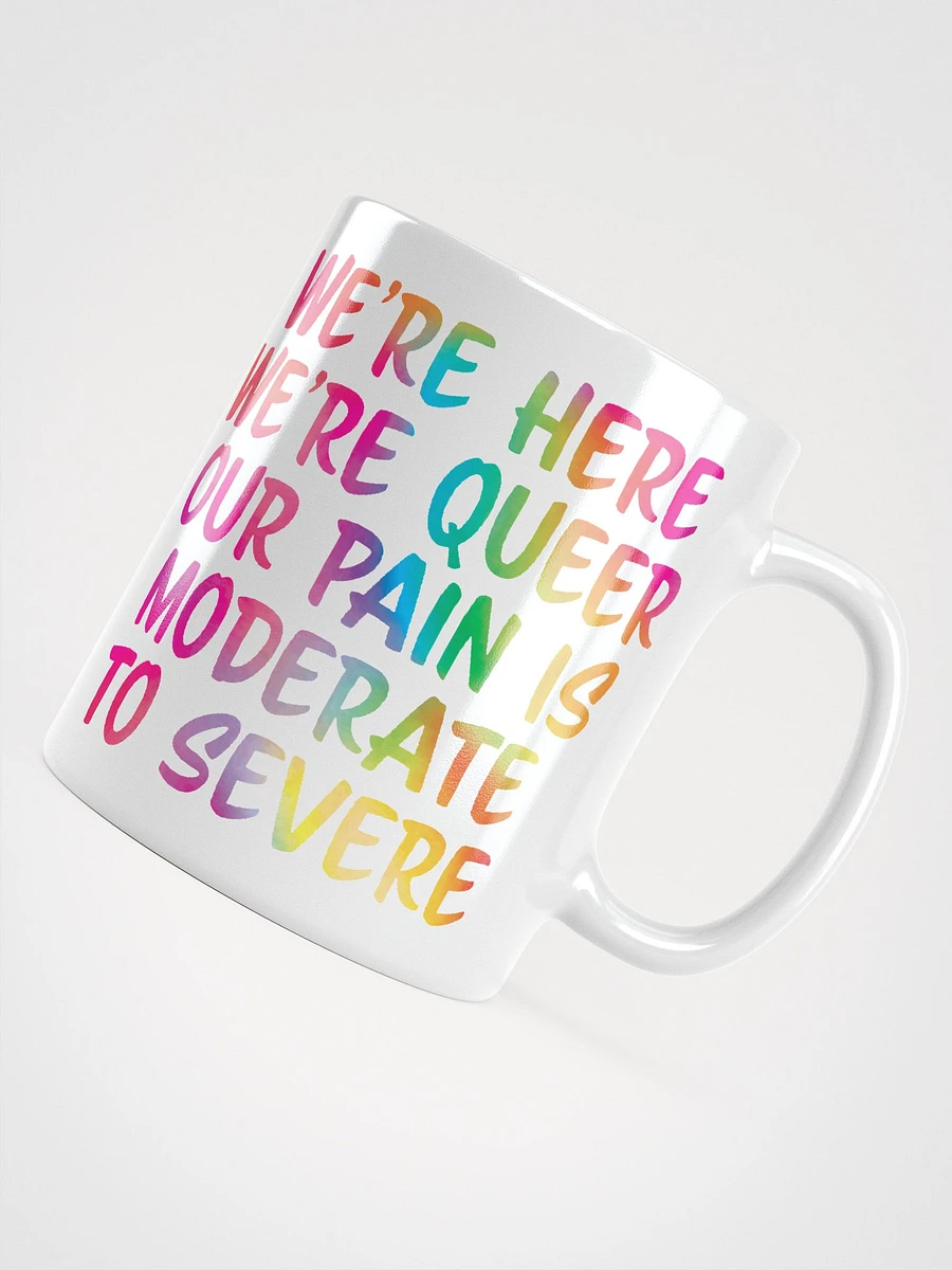 PRIDE Queer Battle Cry Glossy Mug product image (7)