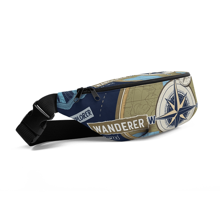 Wanderlust Explorer All-Over Fanny Pack product image (2)