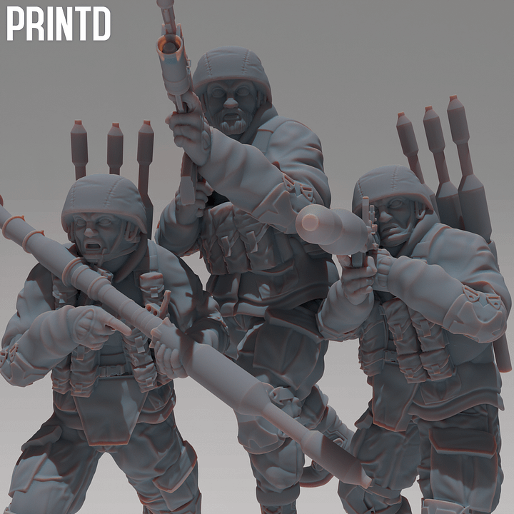 Russian Infantry - Modern Warfare Wargame Hobby Resin Scale Models product image (1)