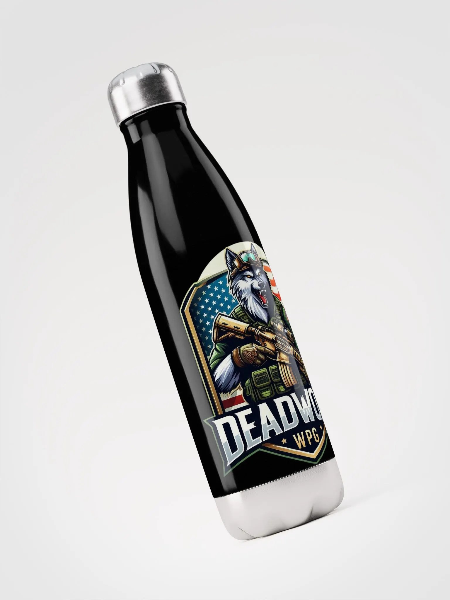 Dead Wolf Stainless Steel Water Bottle product image (3)