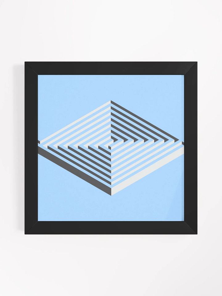 Spiral Maze Framed Matte Poster product image (1)