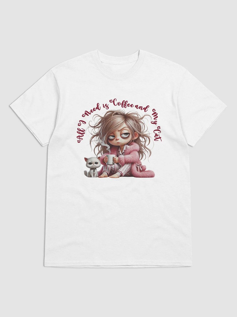 Vibes All I need is Coffee and My Cat T-Shirt product image (3)