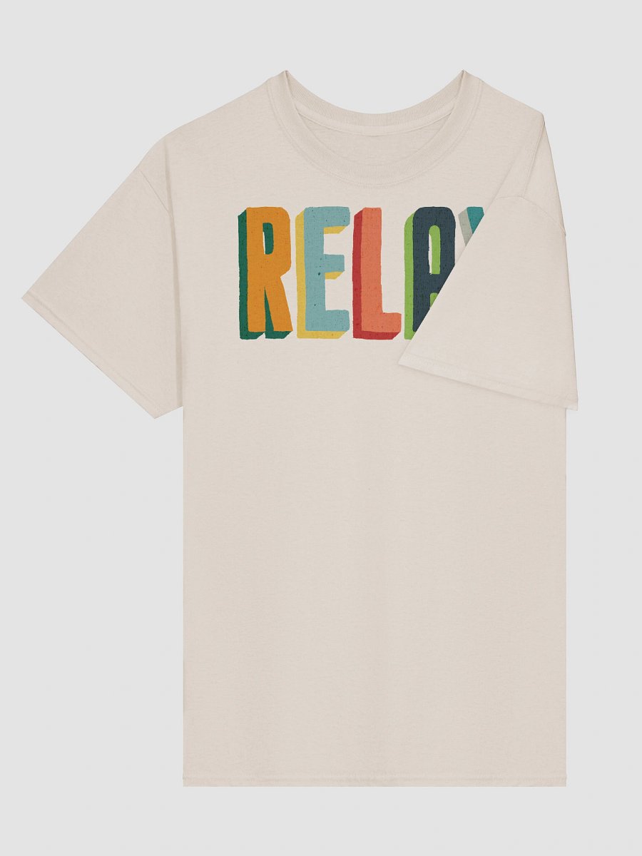 Relax graphic t-shirt product image (75)