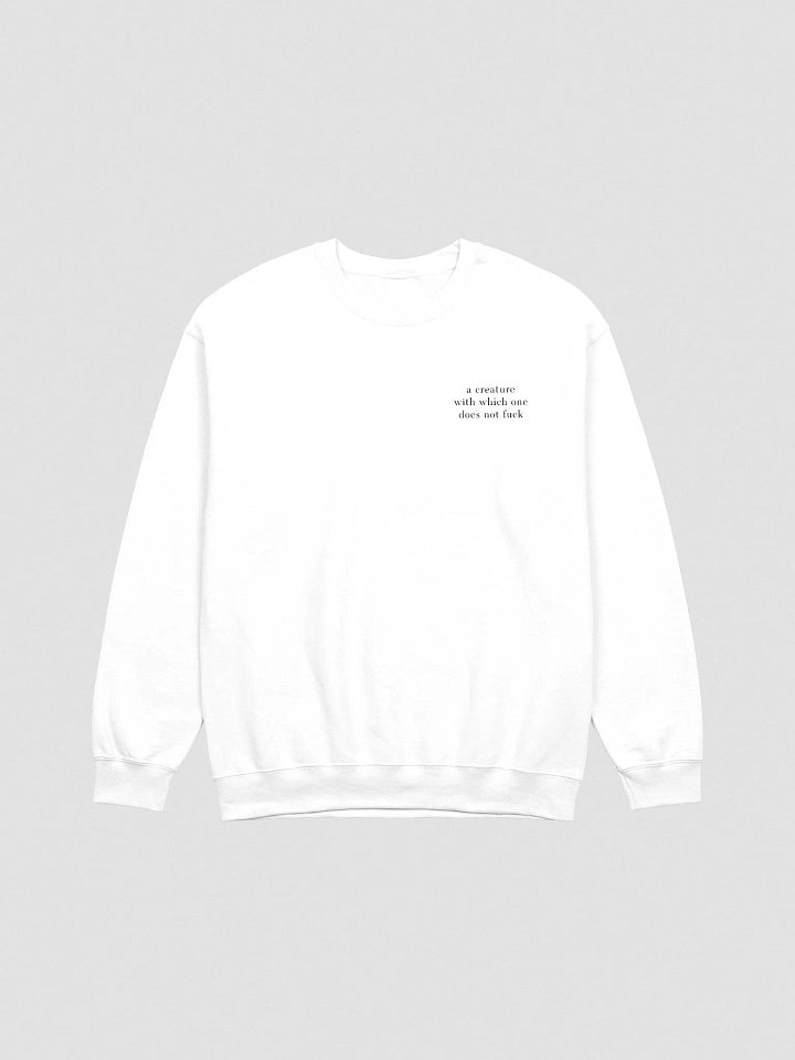 Creature With Which One Classic Crewneck Sweatshirt Embroidered product image (22)