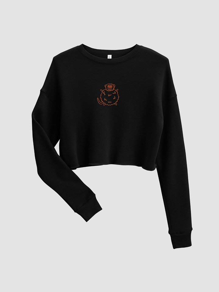 Orange Monkey Cropped Sweater product image (1)