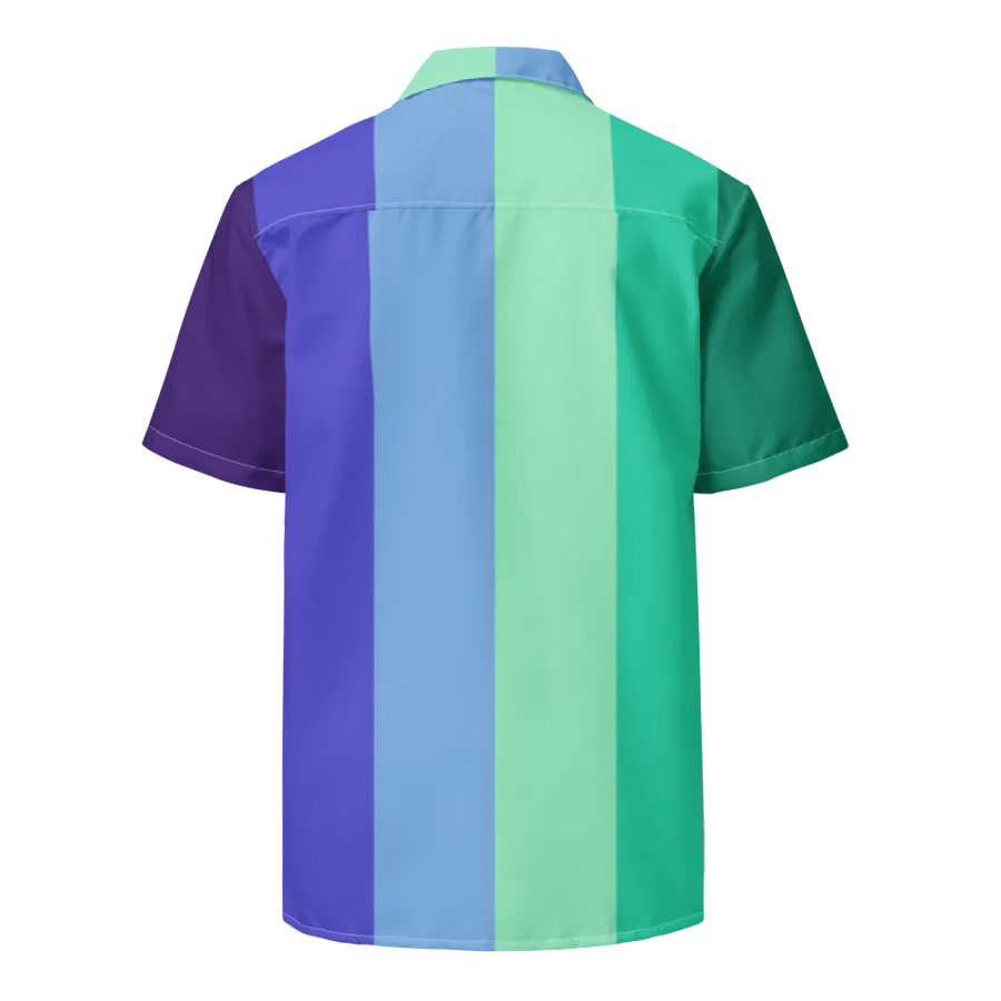 Gay Men's Pride Flag - All-Over Hawaiian Shirt product image (6)