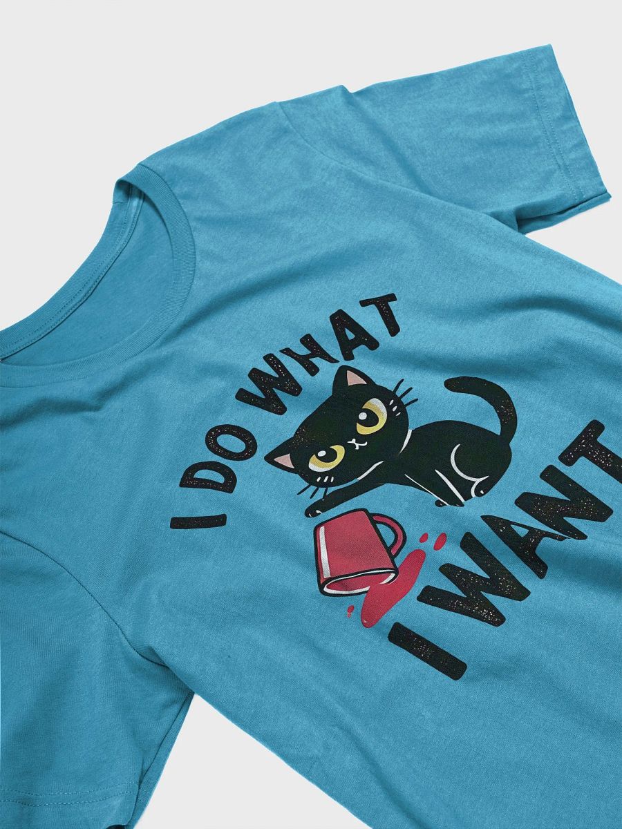 I Do What I Want - Sassy Black Cat T-Shirt product image (6)