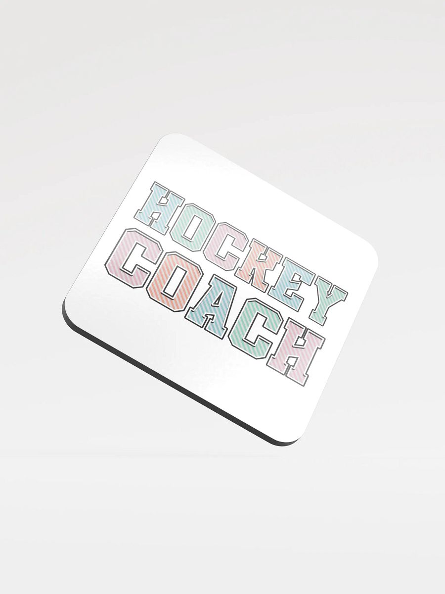 Hockey Coach Striped Cork Coaster product image (2)