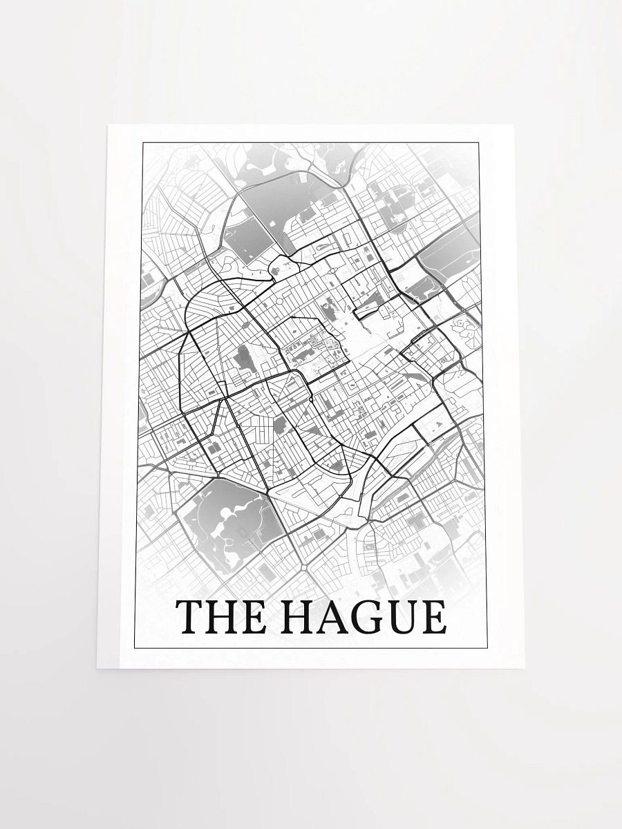 The Hague, Netherlands, city map print product image (17)