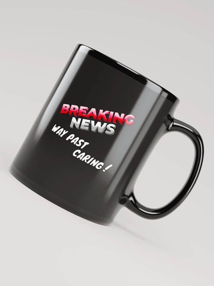 Breaking News Alert: Black Glossy Mug product image (3)