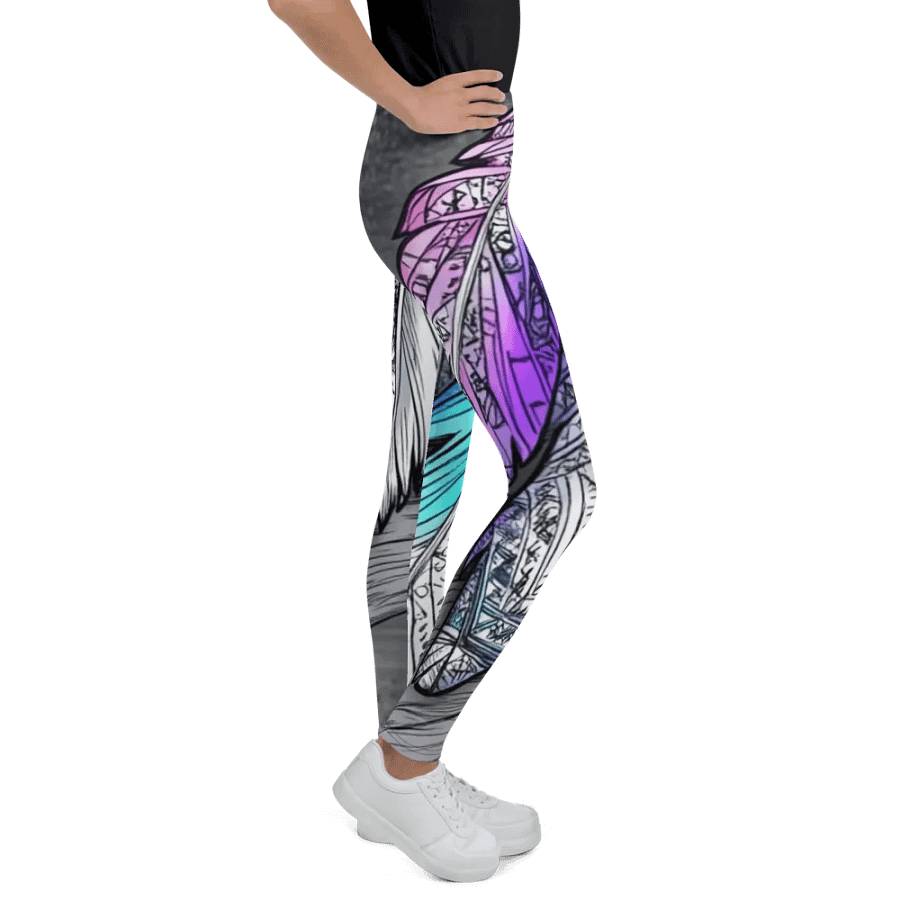G Feathers, Youth Leggings product image (6)