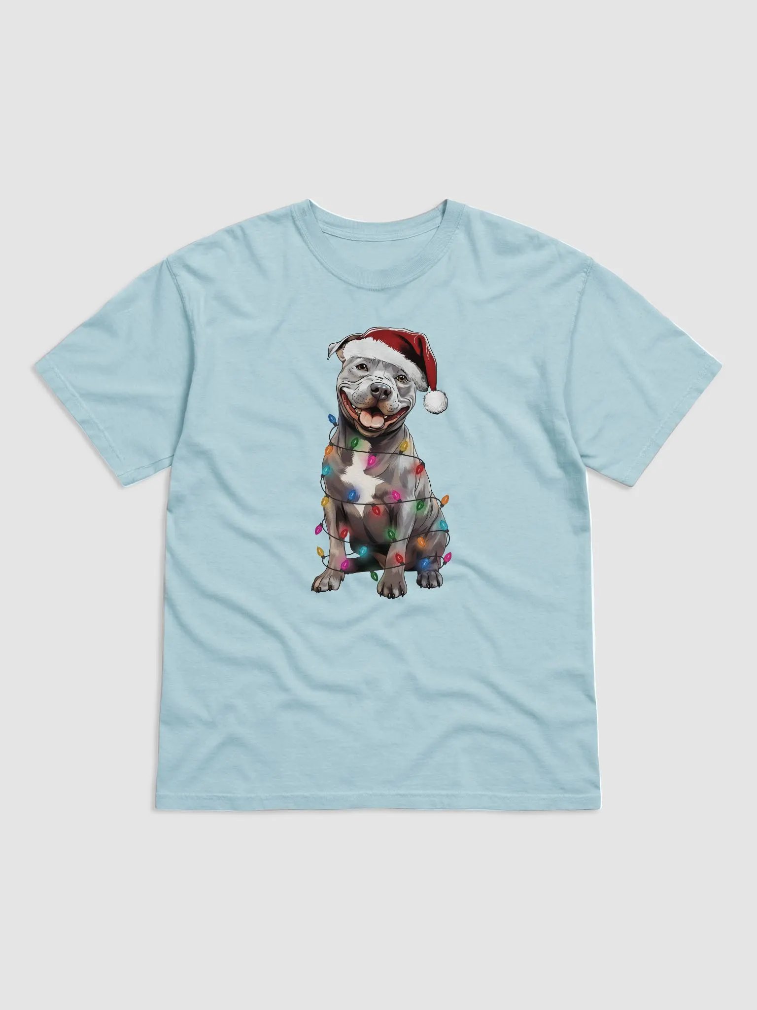 Funny Pitbull Terrier Christmas T-Shirt for Pittie Paw-rents product image (14)