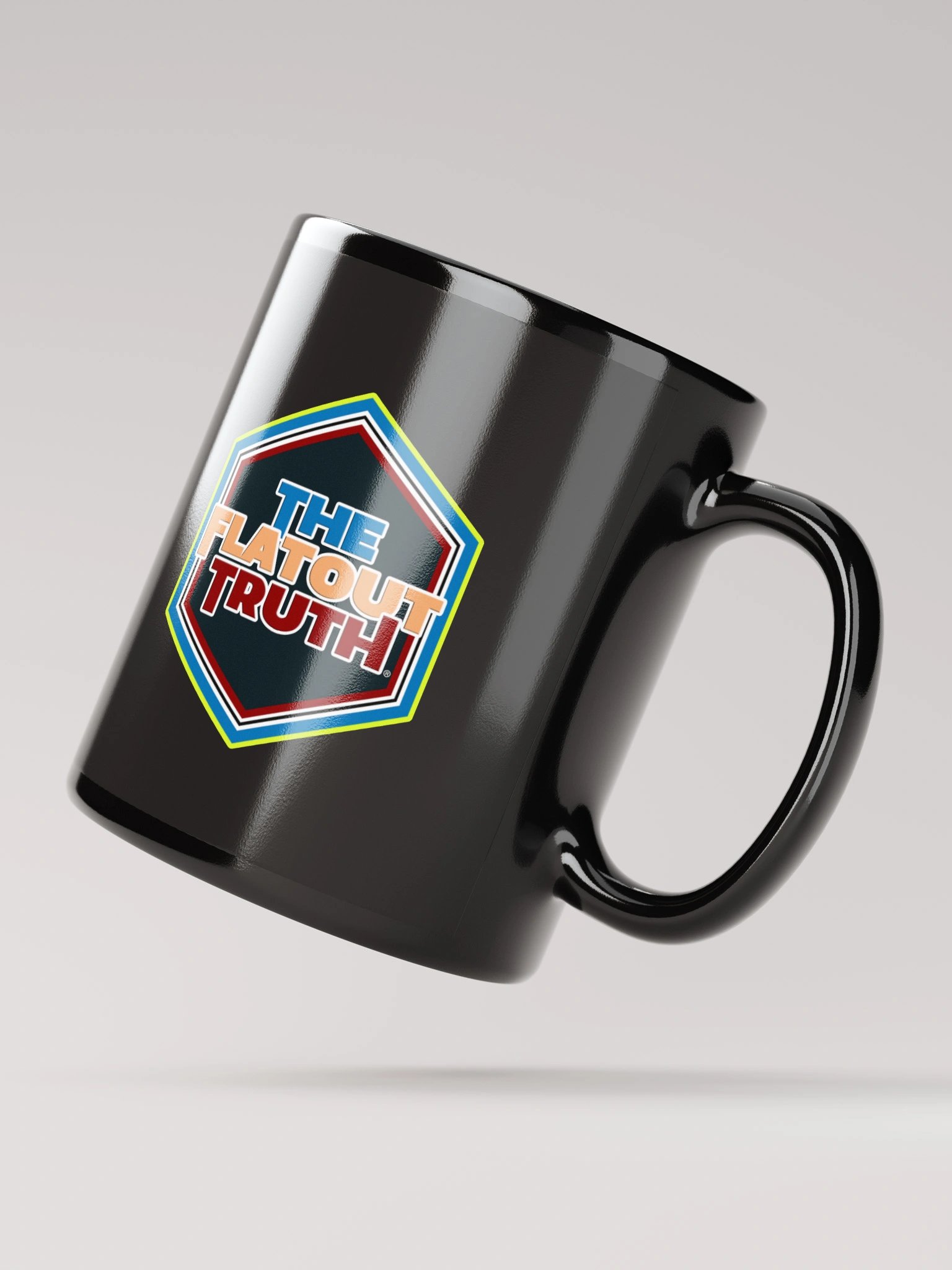 TFOT Sandy Hex Black Logo Mug product image (2)