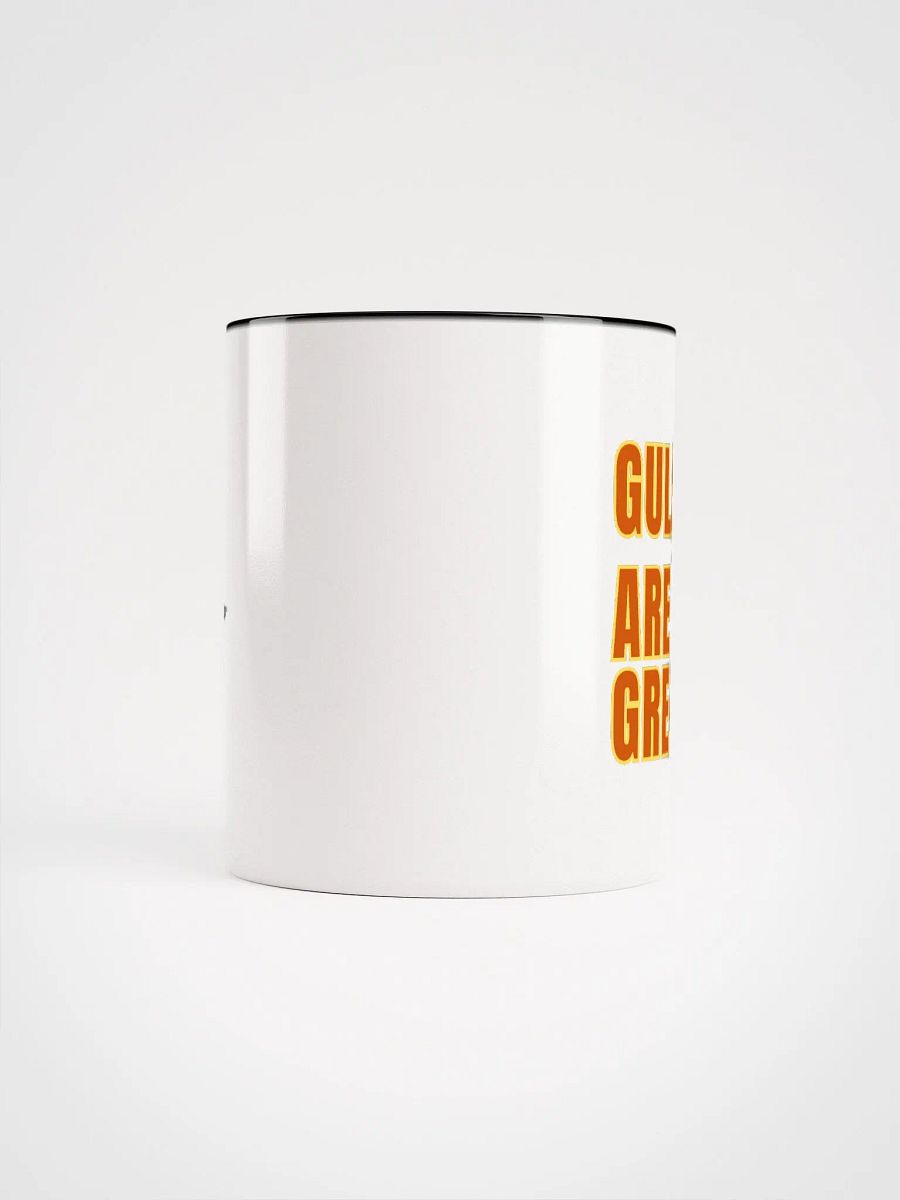 Gulls are Great Orange Text Ceramic mug with coloured interior product image (60)