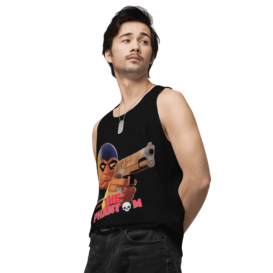 Best Cotton Heritage Men's Tank Top: The Ghost Who Walks - Haunting Supernatural Design product image (5)