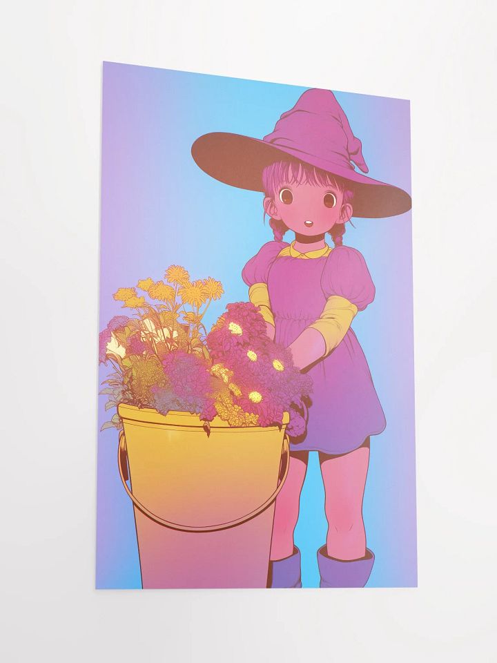 Whimsical Flower Girl Poster product image (2)