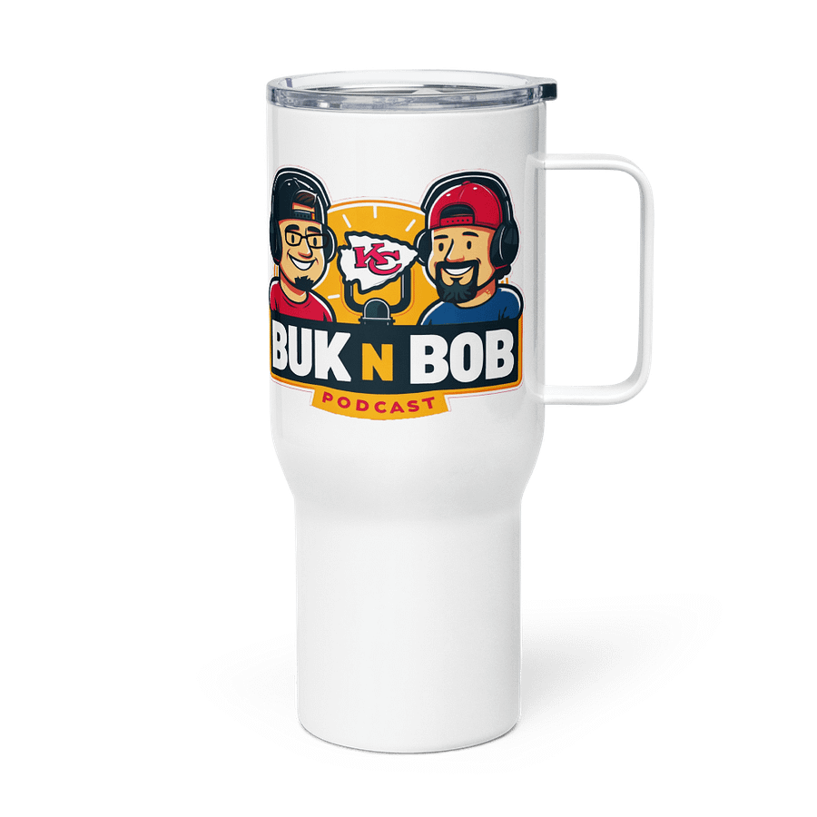 Buk N Bob Football Podcast Travel Mug product image (4)