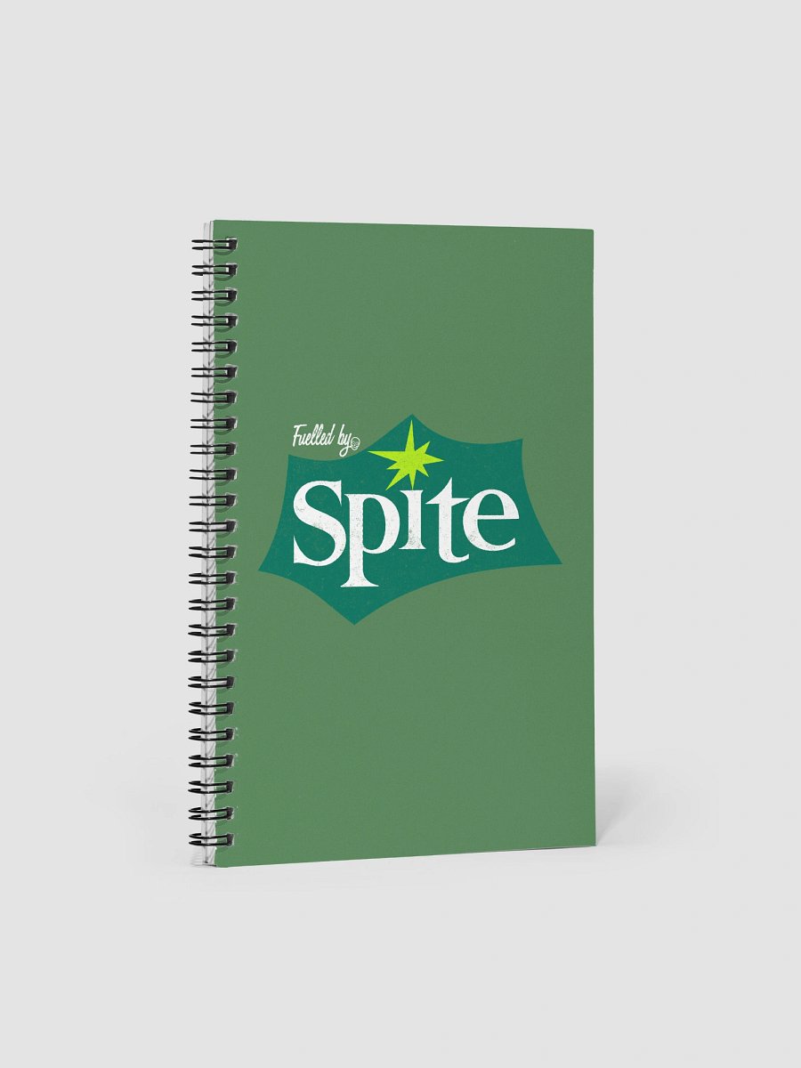 Fuelled by Spite - Spiral Notebook product image (1)