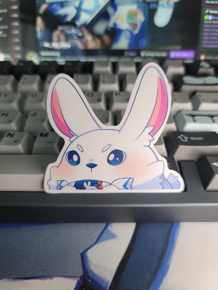 Zodiac Rabbit - Baby Peeker Sticker product image (1)