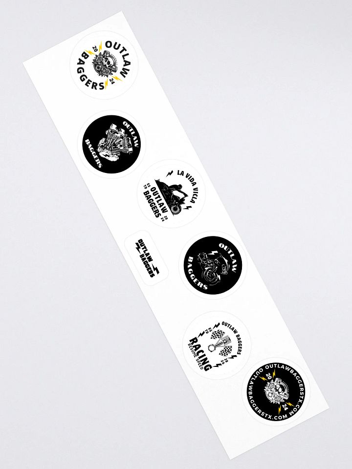 Outlaw Baggers Full Sticker Sheet product image (2)