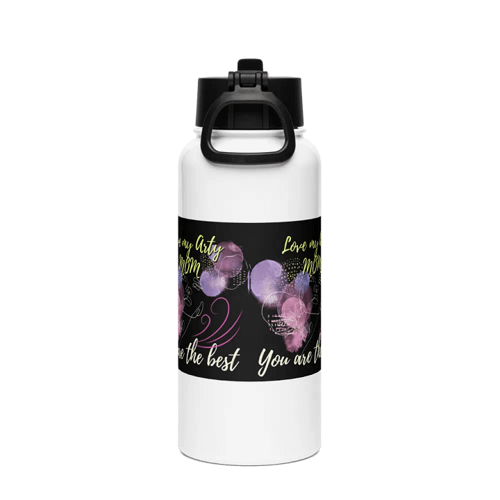 Love Arty mom insulated water bottle mothersday gift for creative moms product image (2)