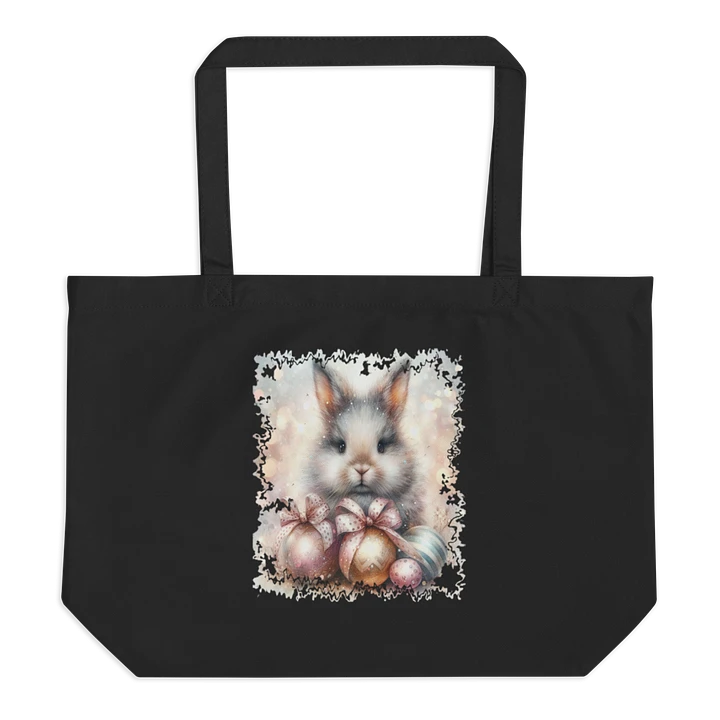 Whimsical Easter Bunny Organic Tote product image (3)