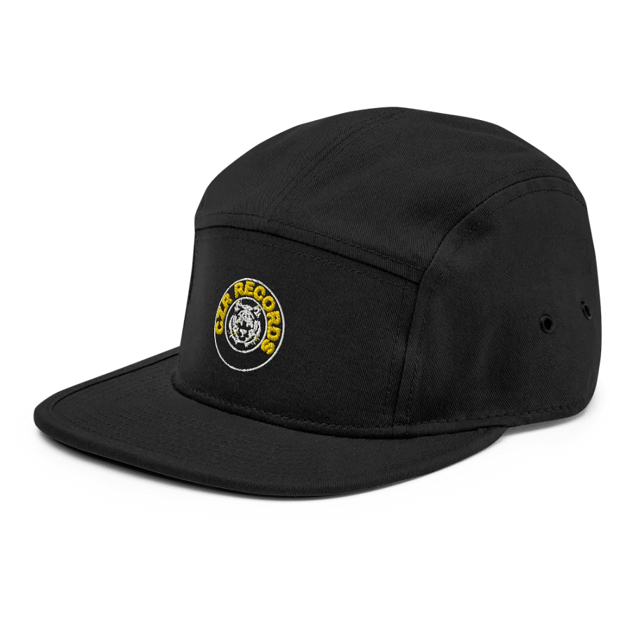 Tiger Circle Yellow Font 5 Panel Hat product image (8)