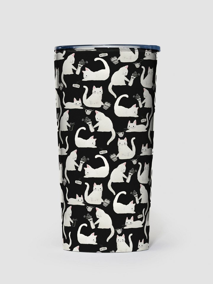Bad Cats Knocking Stuff Over Tumbler, Black product image (1)