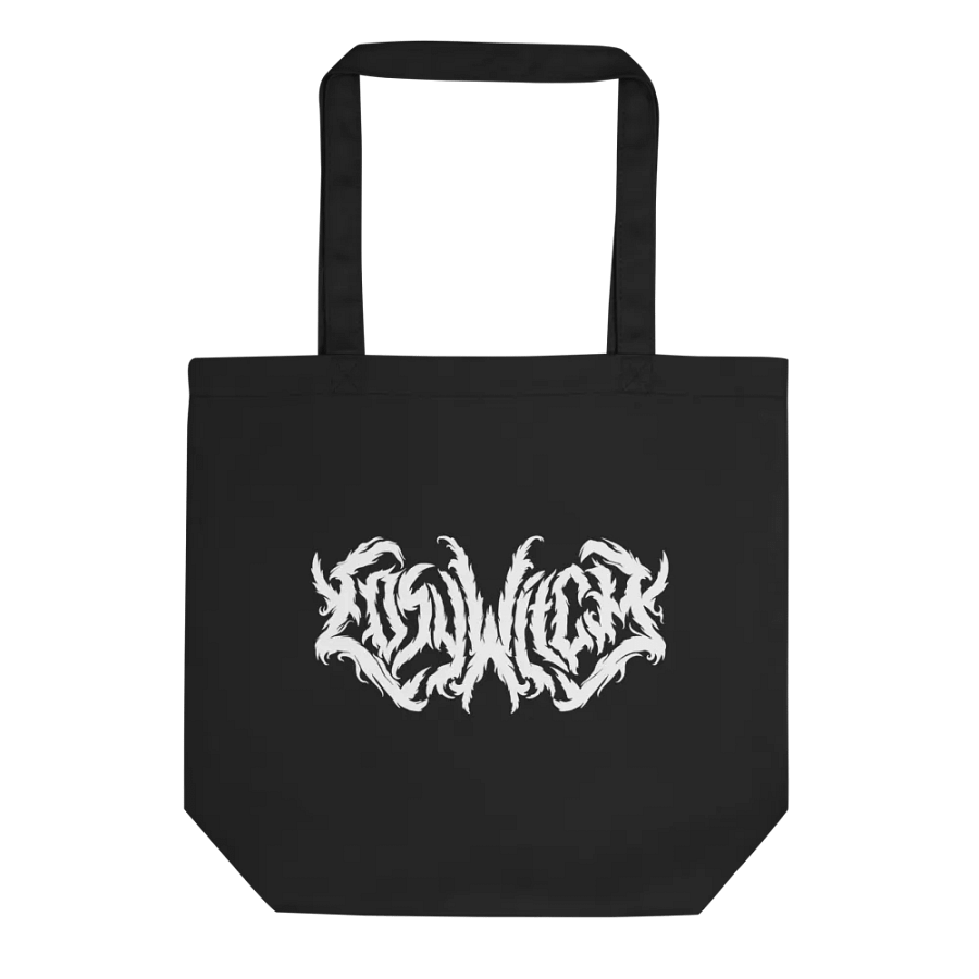 Cosy Black Metal Eco Cotton Tote Bag - Black product image (1)