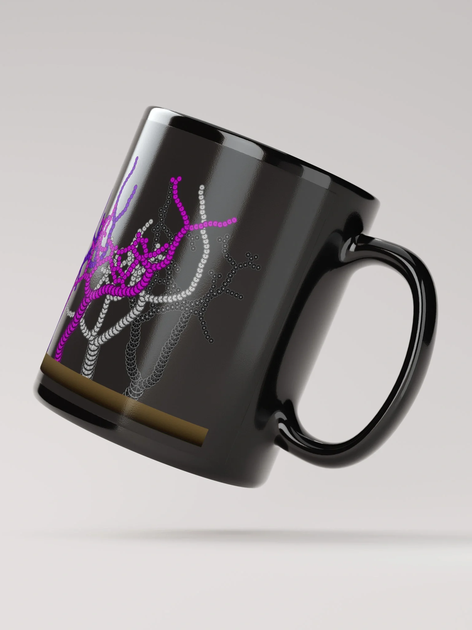 Colorful Trees Mug (Black) product image (2)