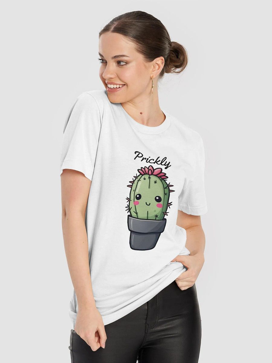 Smiling Cactus Cartoon T-Shirt product image (8)