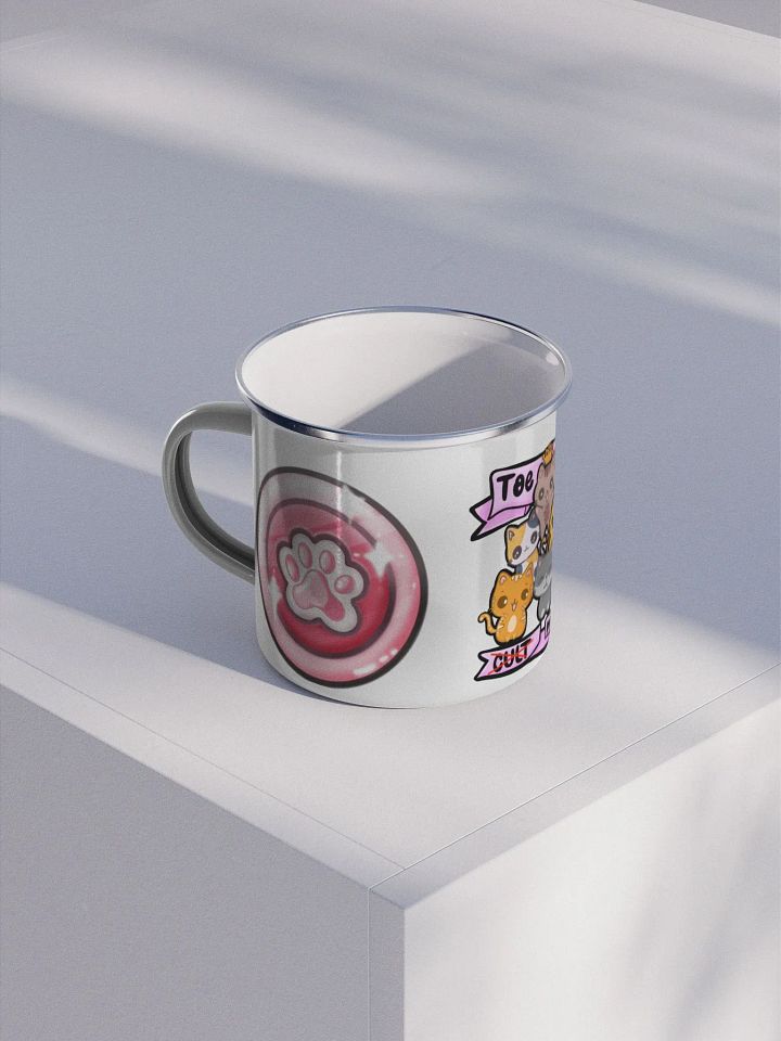 Toe Bean CULTmunity Enamel Mug product image (1)