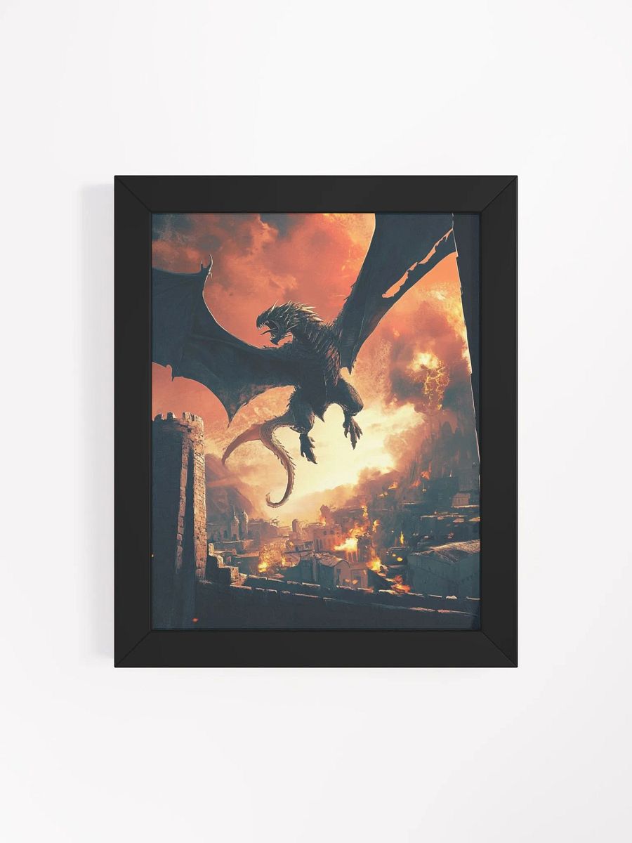 Dragon’s Wrath - Framed High-Quality Matte Poster product image (76)
