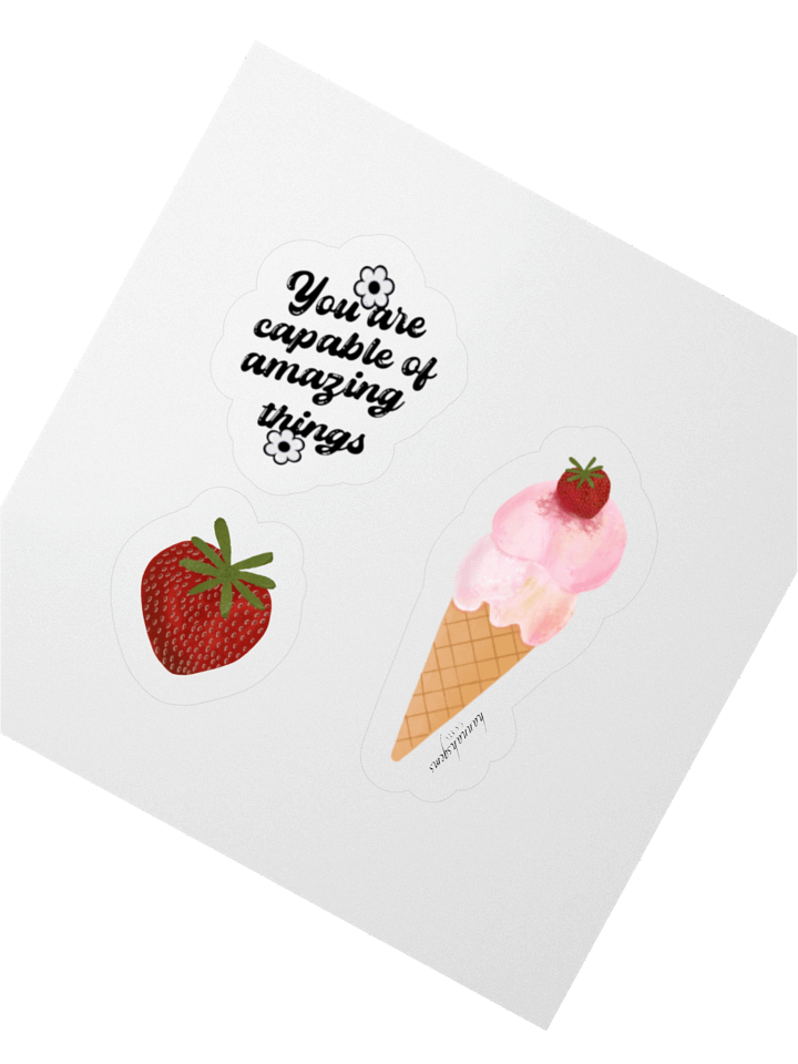 Strawberry Mini Stickers product image (2)