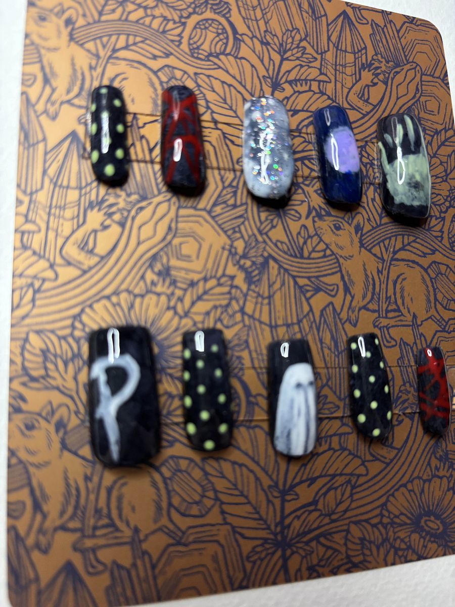 Handpainted 'Ghost Hunter' Press On Nails product image (3)