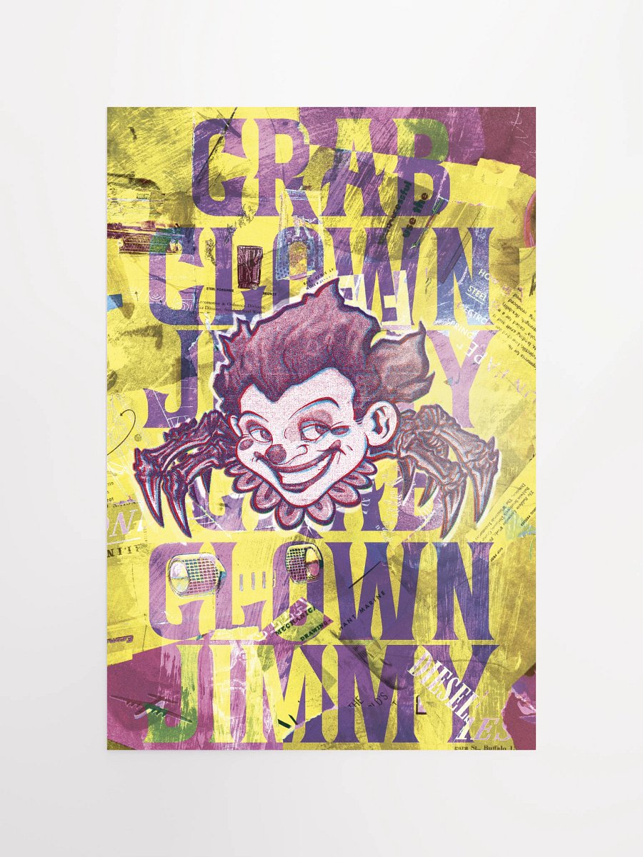 Crab Clown Jimmy 12x18 Clipping Poster product image (4)