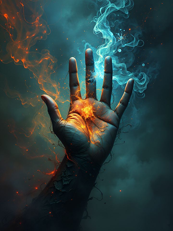 Elemental Touch - Fantasy Art Print product image (1)