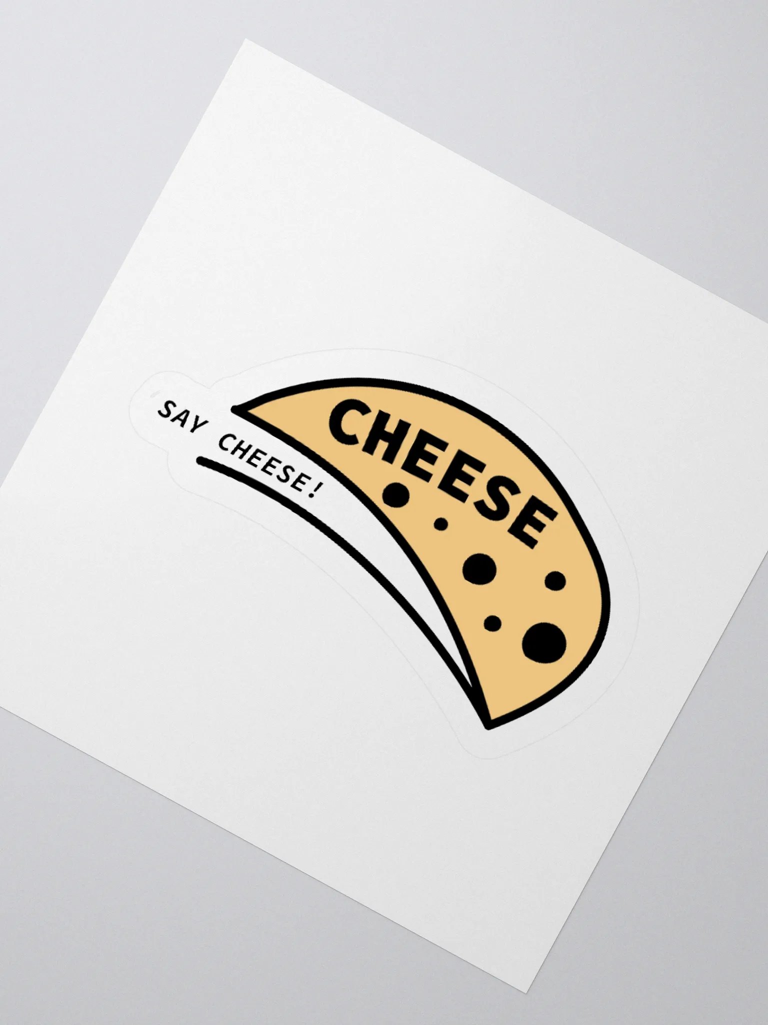 Say Cheese Kiss Cut Stickers product image (4)