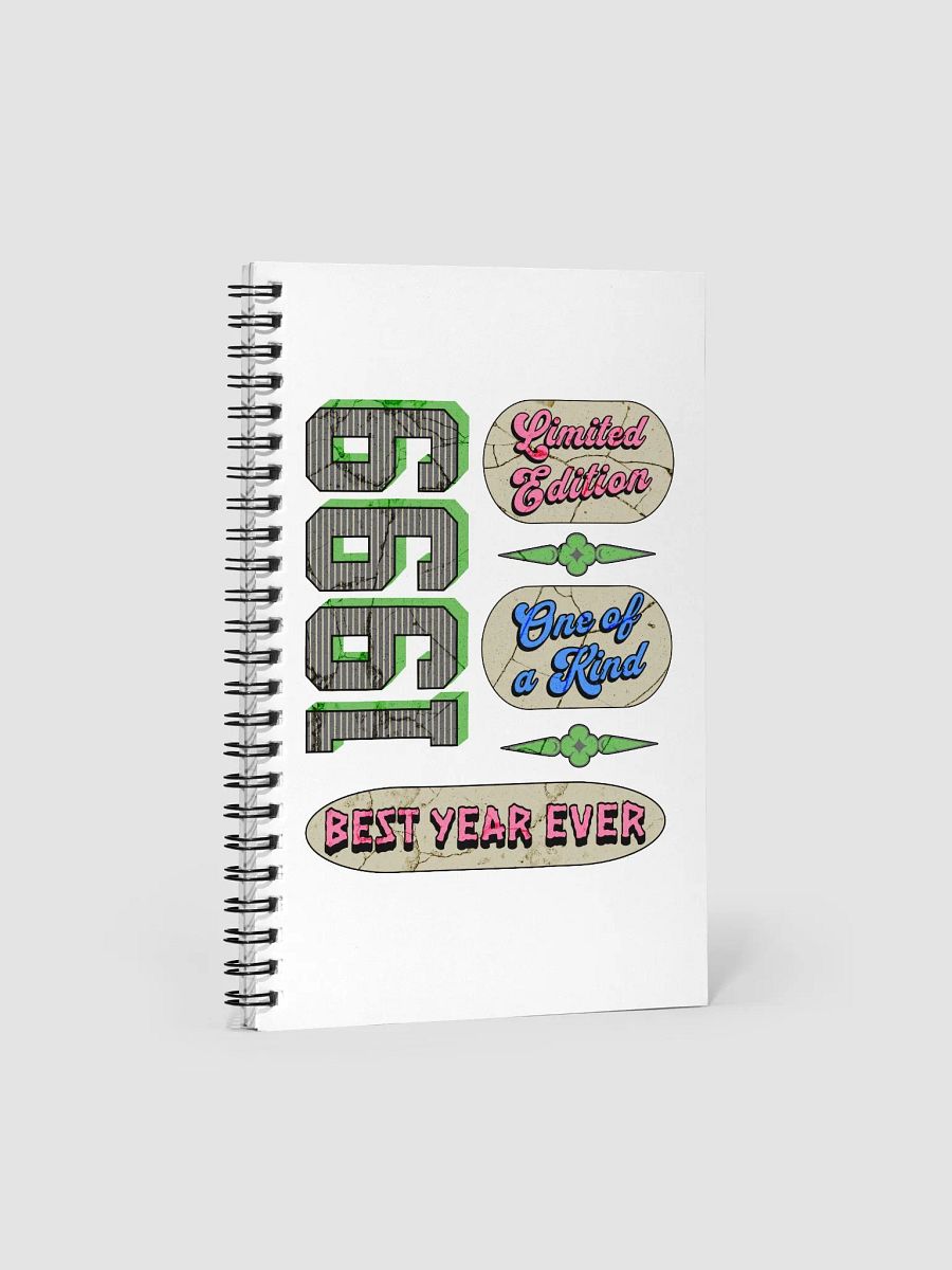 Best Year Ever 1999 Limited Edition Vintage Spiral Notebook product image (1)