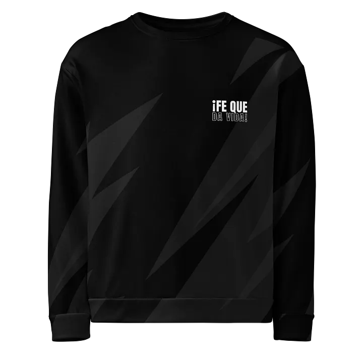 Sudadera unisex reciclada con estampado integral | Fe que da vida product image (1)