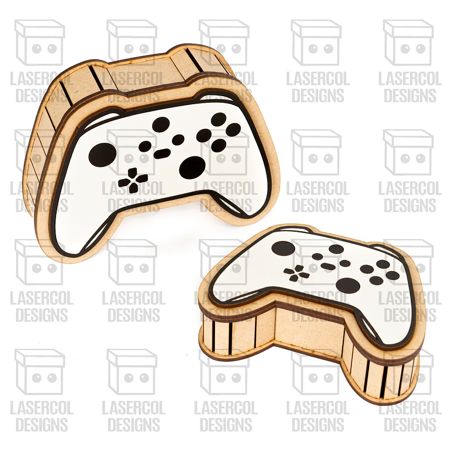 Controller Shaped Boxes Bundle (Set 1-2) - Laser Cut Files product image (7)