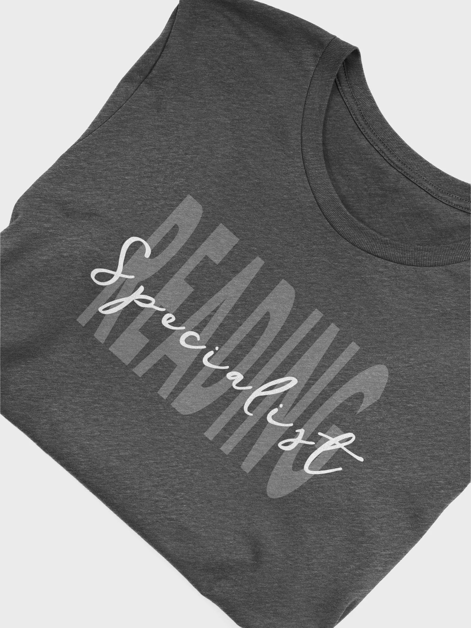 Reading Specialist Literacy Teacher - Unisex T-shirt Bella Canvas 3001 product image (22)