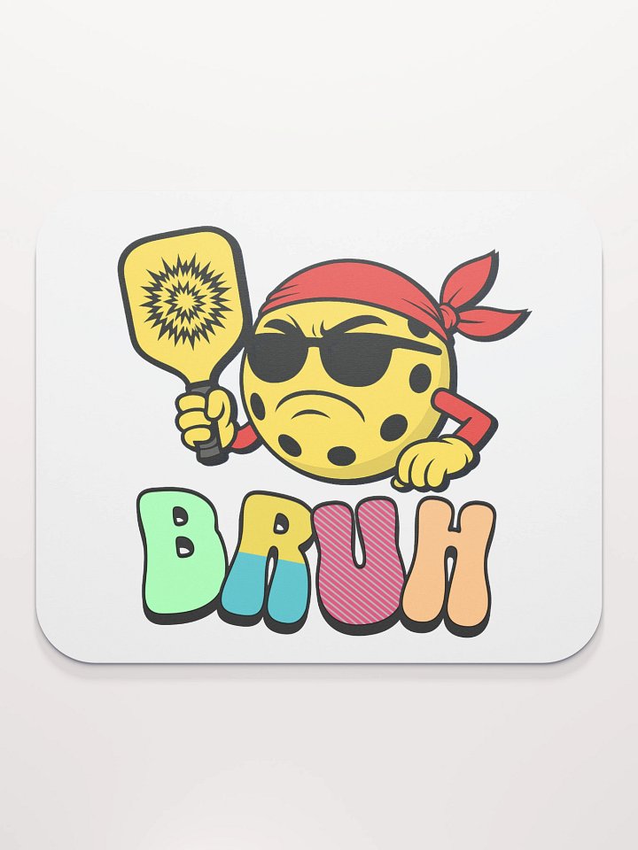 Bruh Pickleball Warrior Mouse Pad product image (1)