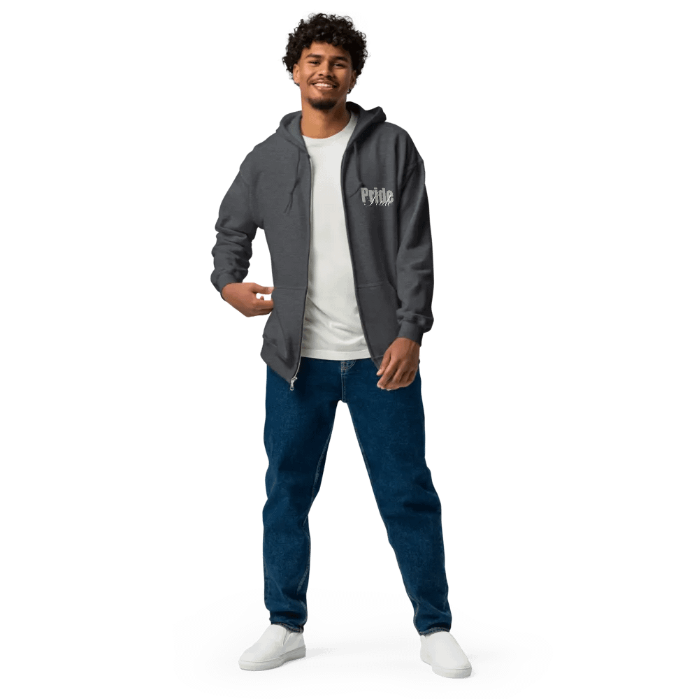 Crystal Pride Heart Zip-Up Hoodie product image (8)