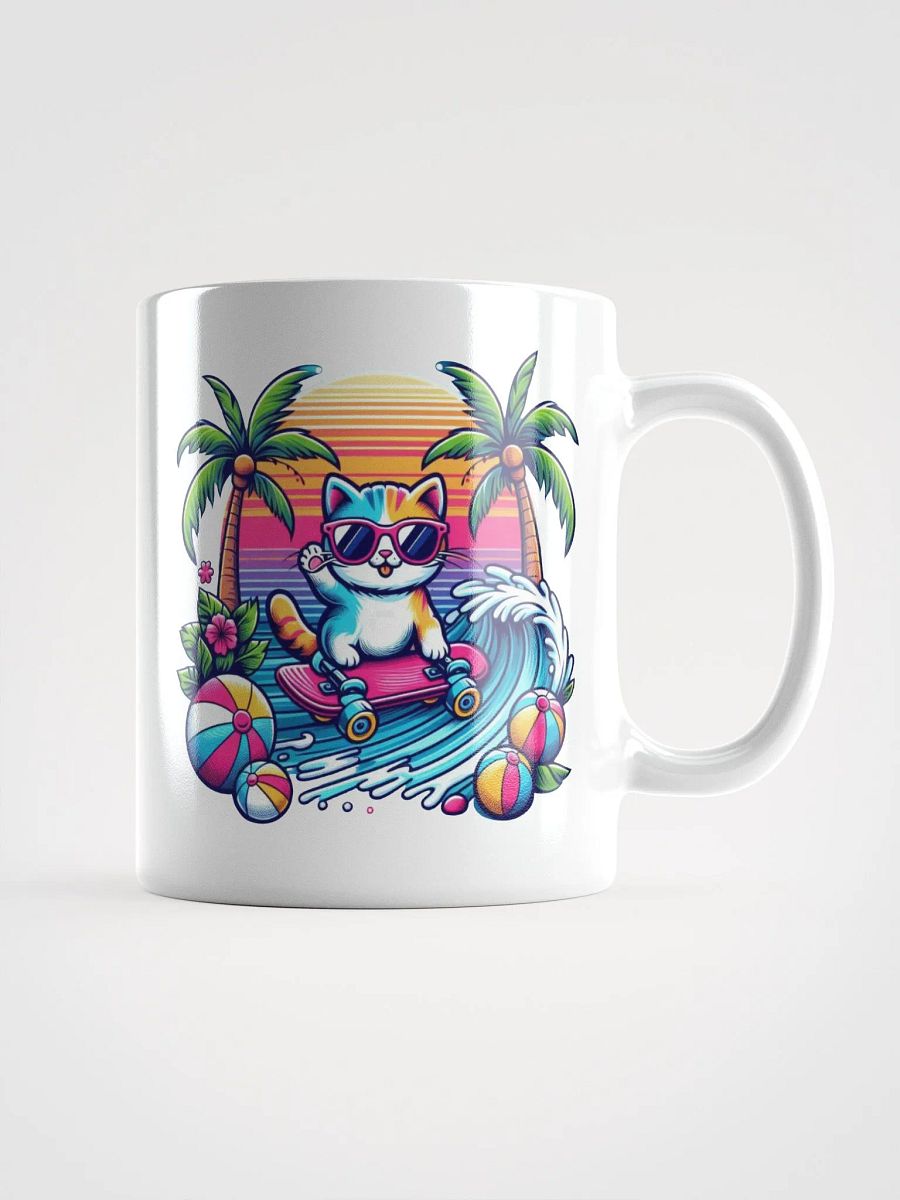 Elegant White Glossy Mug - Perfect for Home and Office product image (1)