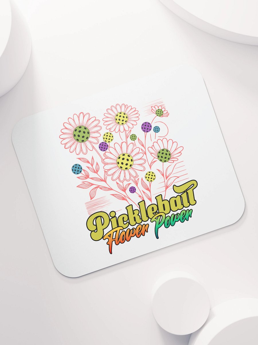 Pickleball Flower Power Mouse Pad product image (7)