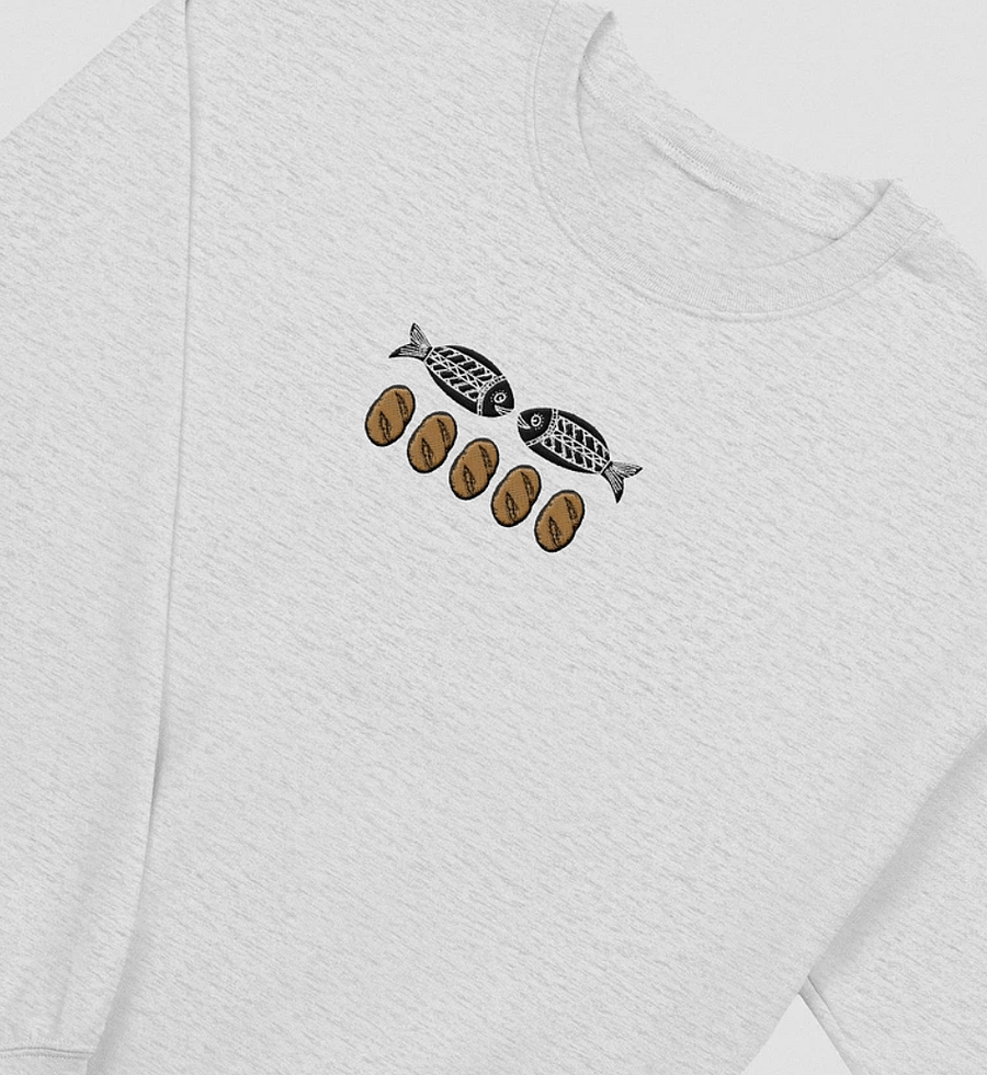2 Fishes & 5 Loaves (Embroidered Sweatshirt) product image (1)